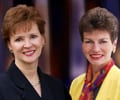 Candace Bahr and Ginita Wall founders of Womens Institute of Financial Education
