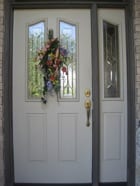 Front door of home