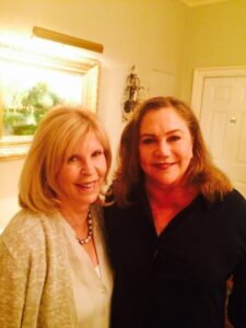 Dr. Nancy with Actress Kathleen Turner